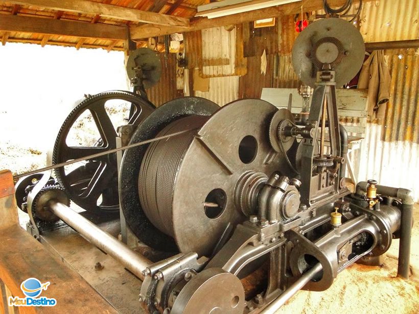 Motor a vapor de 1883 - Mina de Ouro da Passagem - Mariana-MG