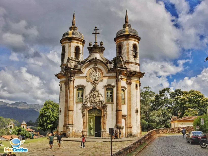 Igreja de São Francisco de Assis - Roteiro em Ouro Preto-MG