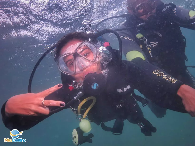 Mergulho na Ilha das Cabras - Ilhabela-SP