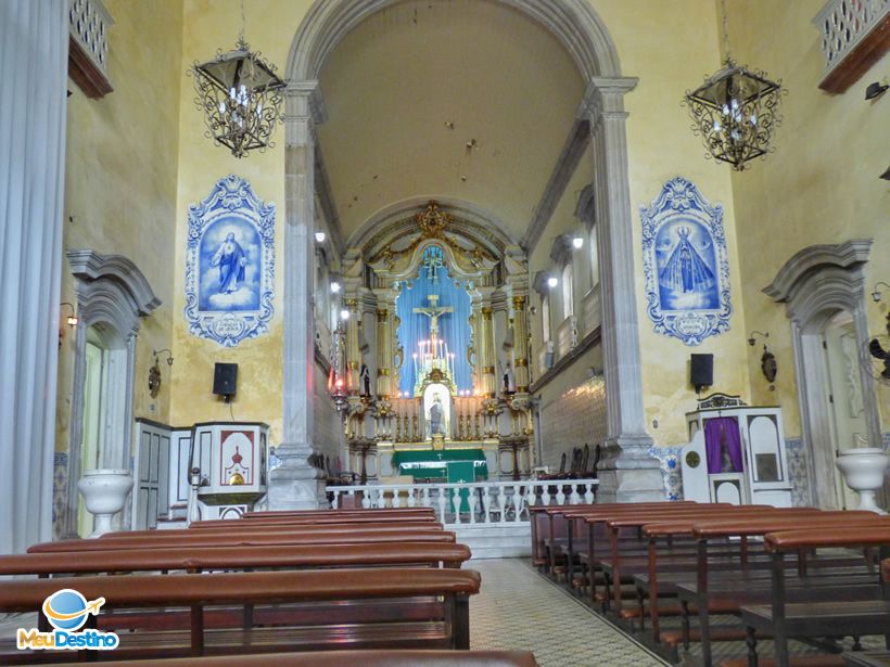 Igreja da Venerável Ordem Terceira do Carmo, no Conjunto do Carmo - Centro Histórico de Santos-SP