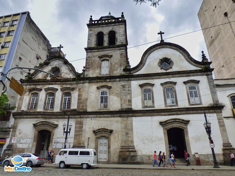 Igreja da Venerável Ordem Terceira do Carmo, no Conjunto do Carmo - Centro Histórico de Santos-SP