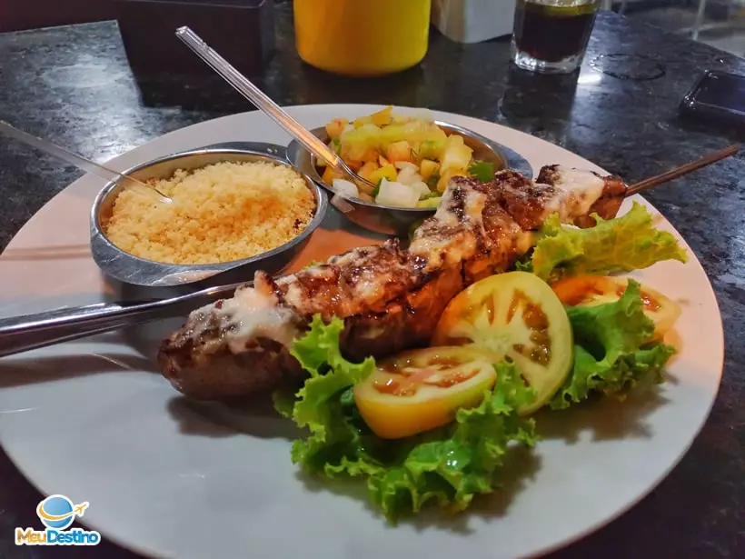 Espetinho de picanha - Rei da Sopa Restaurante - Aracaju-SE
