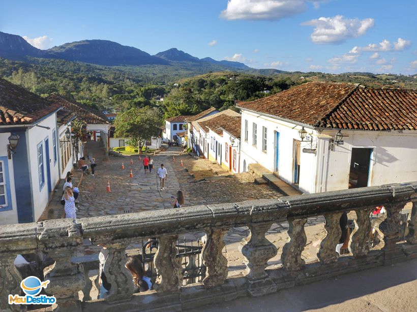 Vista da Matriz de Santo Antônio - Centro Histórico de Tiradentes-MG