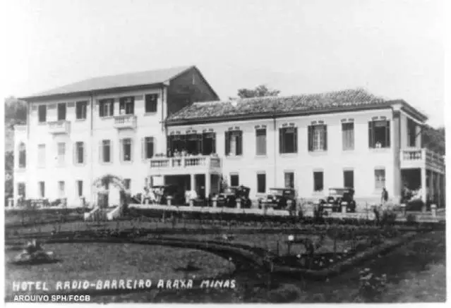 Hotel Rádio em Araxá na década de 1910