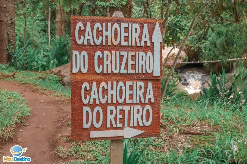 Trilhas sinalizadas em Gonçalves-MG