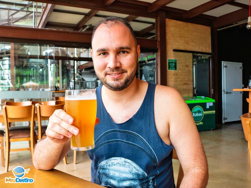 André Morato na Cervejaria Três Orelhas - Onde comer em Gonçalves-MG