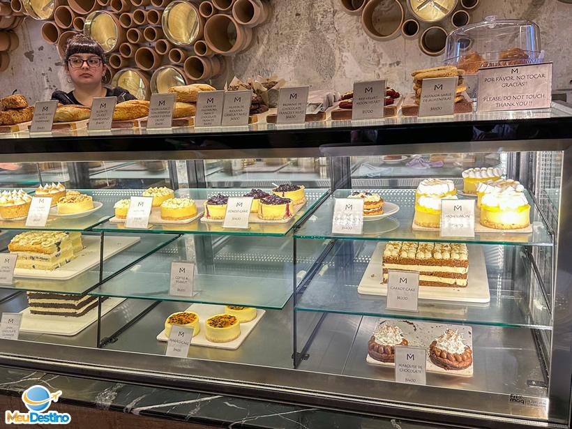 Vitrine com tortas - Café em Palermo - Buenos Aires - Argentina