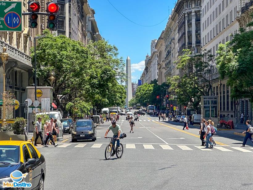 Avenida de Mayo e Obelisco